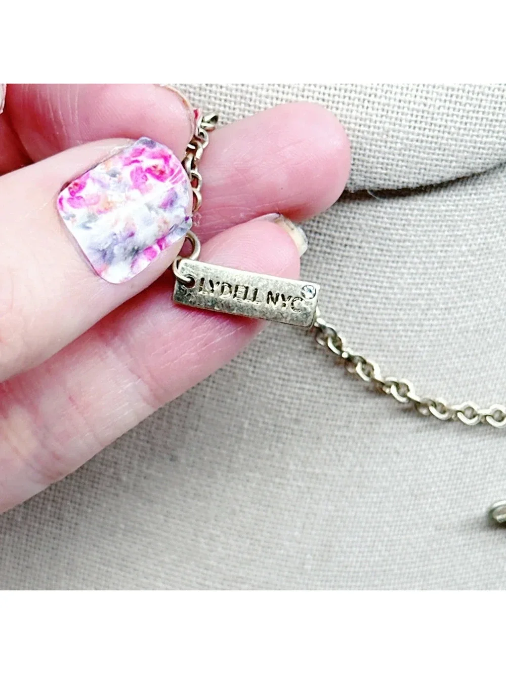 5286mc. Lydell NYC Navy Necklace